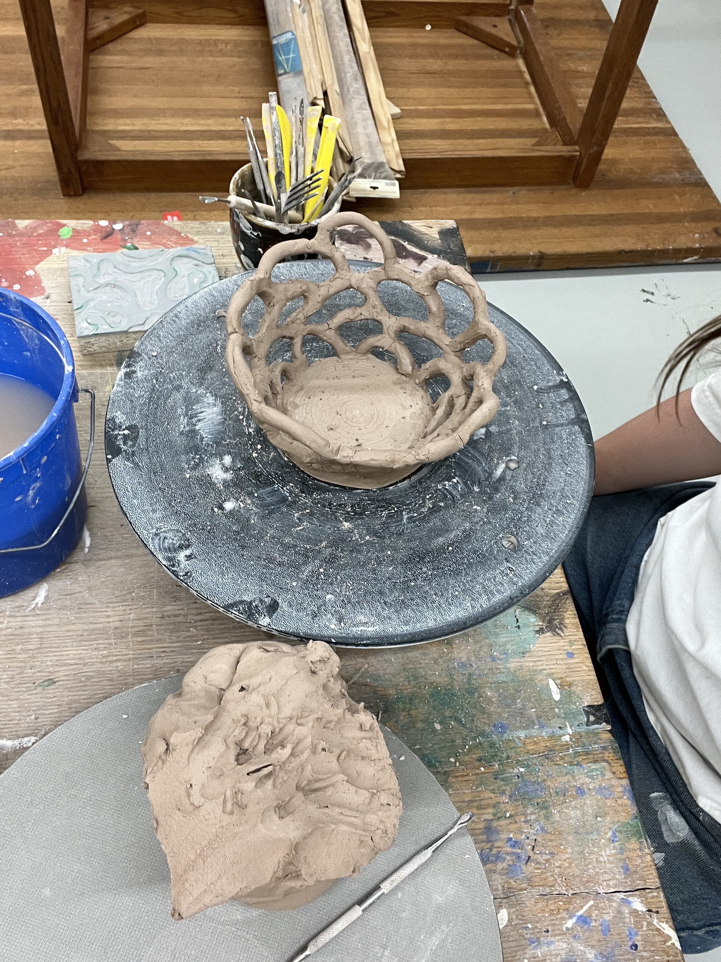 Multiple ceramic pieces
